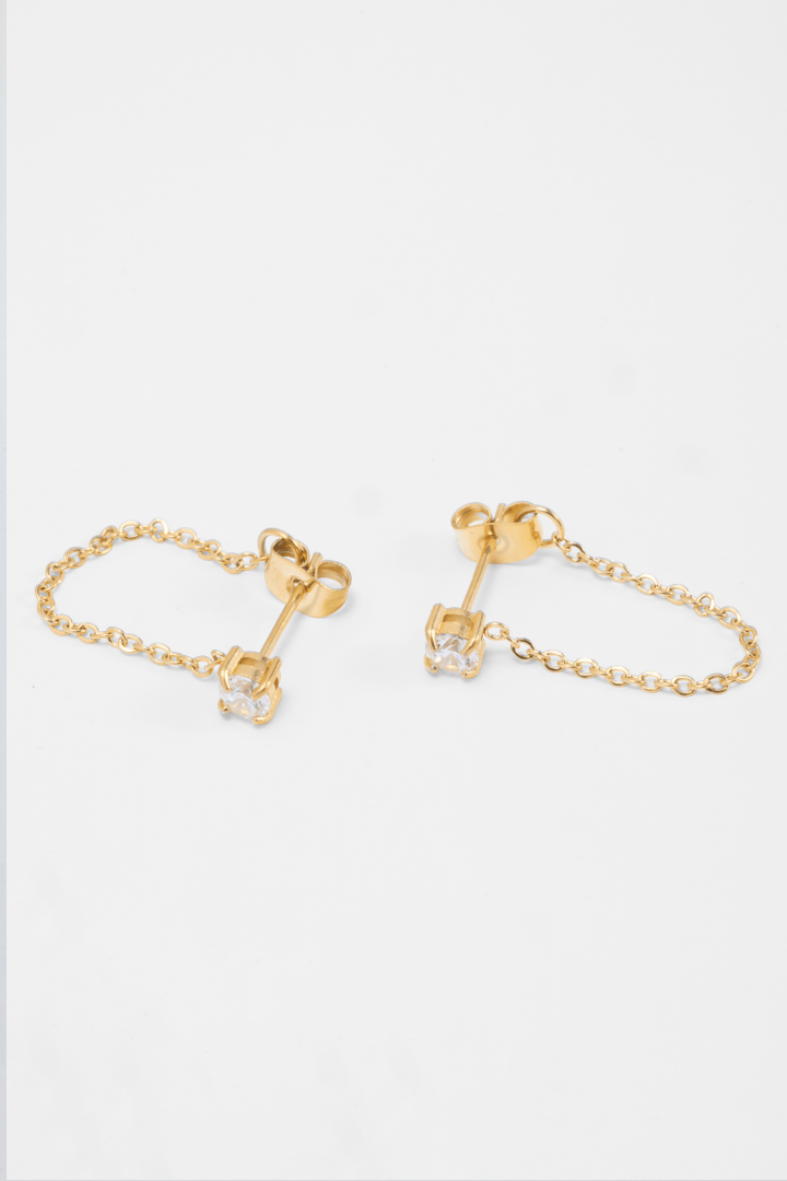 ECLAT CHAIN STUDS - Kumaya Jewelry