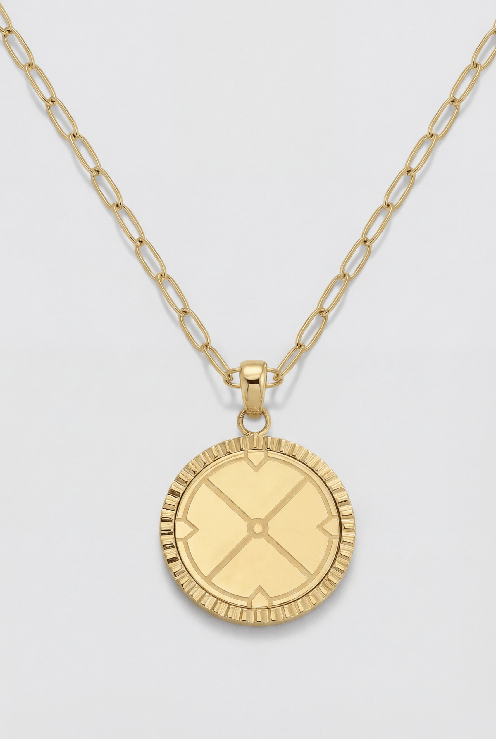 ENGRAVED COMPASS NECKLACE - Kumaya Jewelry