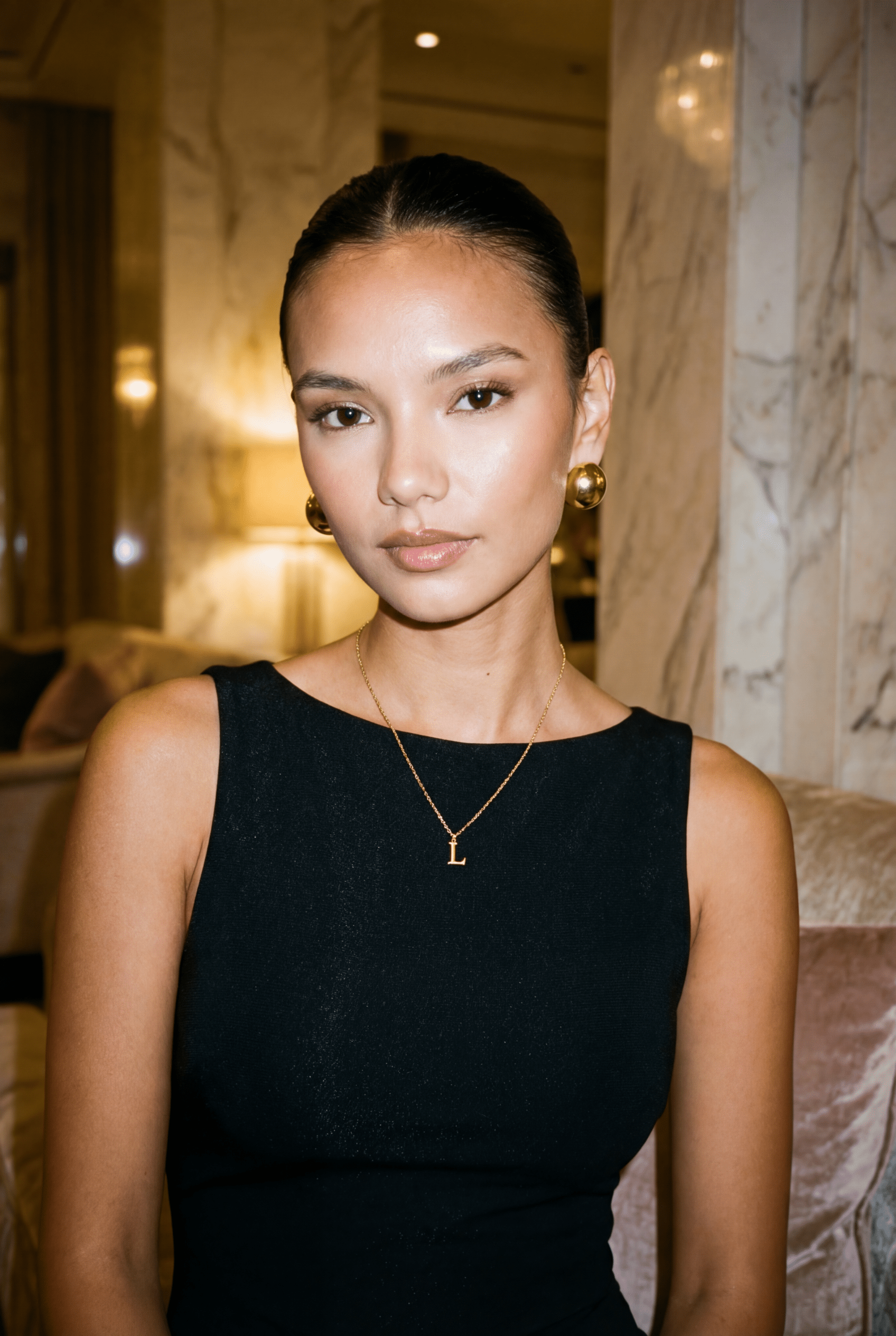 INITIAL NECKLACE GOLD - Kumaya Jewelry