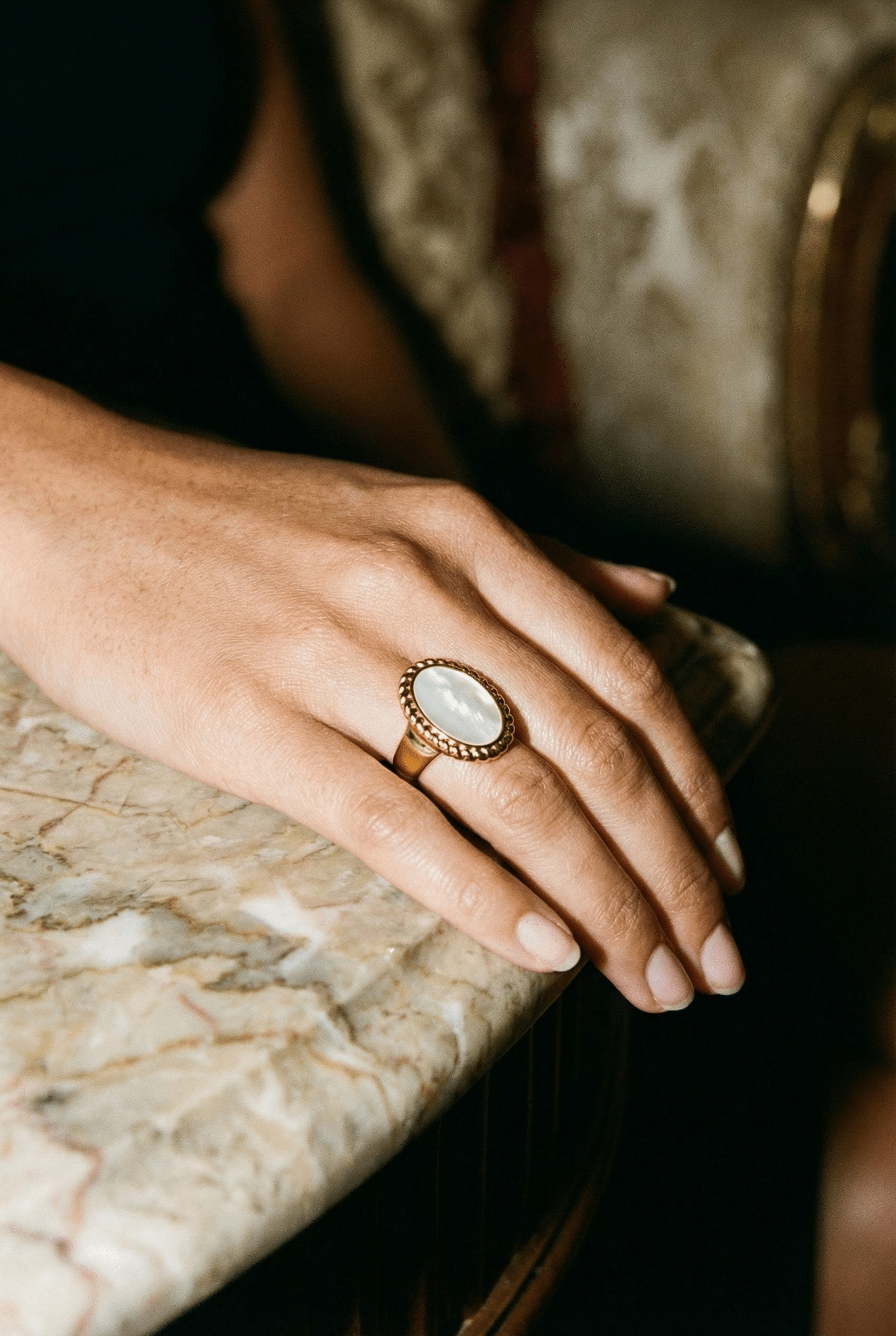 PEARL CREST RING - Kumaya Jewelry