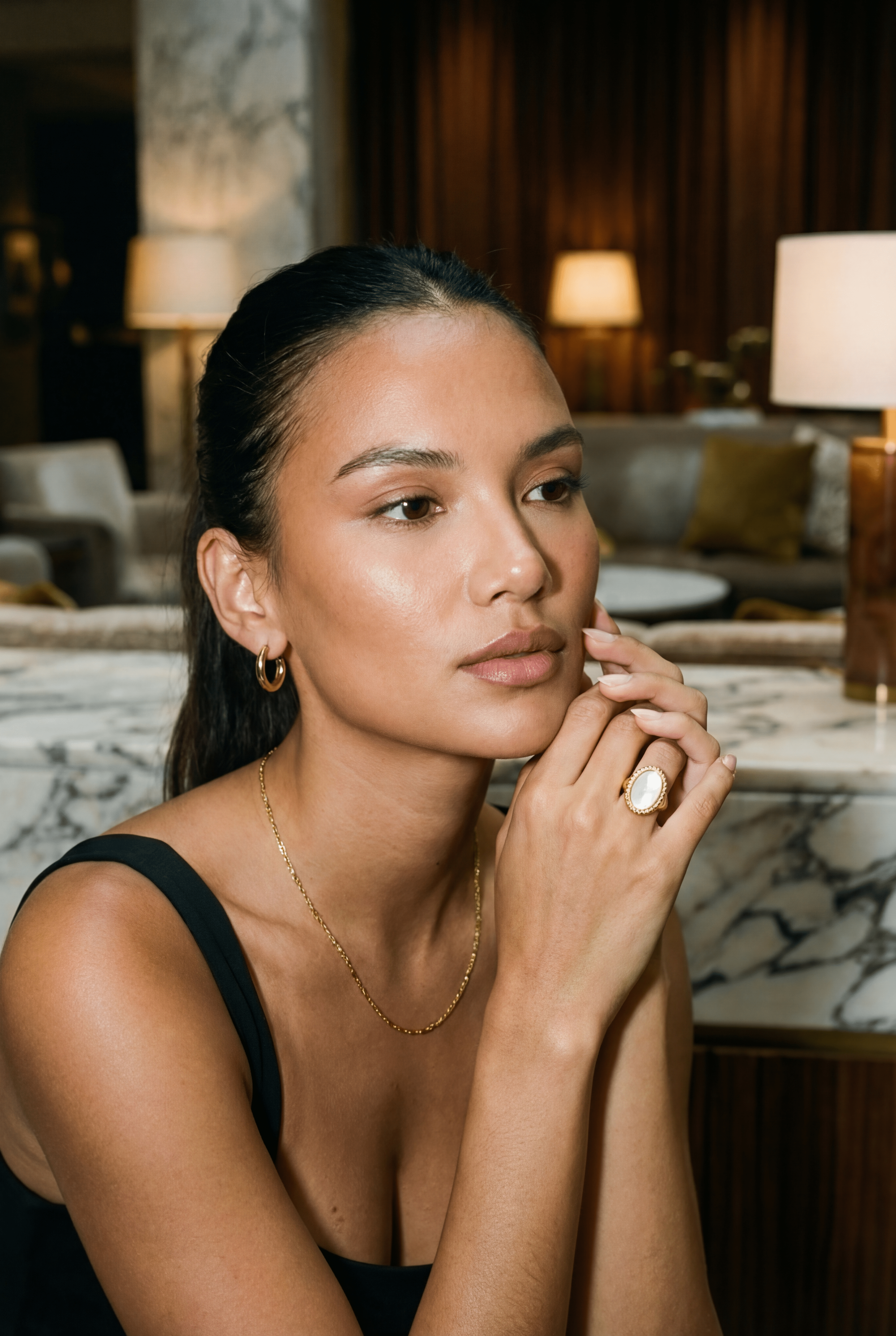 PEARL CREST RING - Kumaya Jewelry