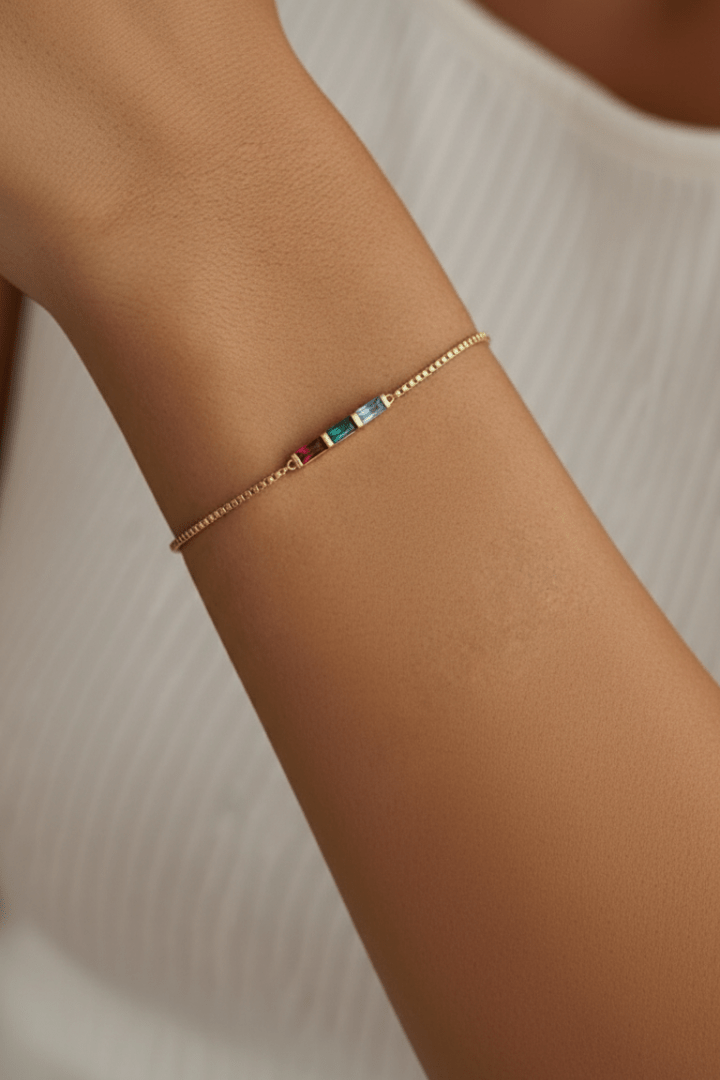 CLASSIC BIRTHSTONE BRACELET - Kumaya Jewelry