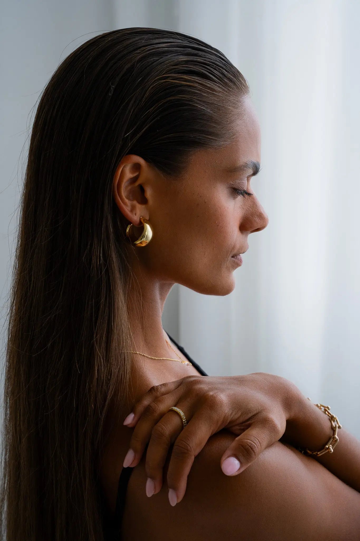 DOME HOOPS - Kumaya Jewelry