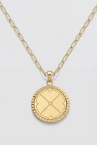 ENGRAVED COMPASS NECKLACE - Kumaya Jewelry