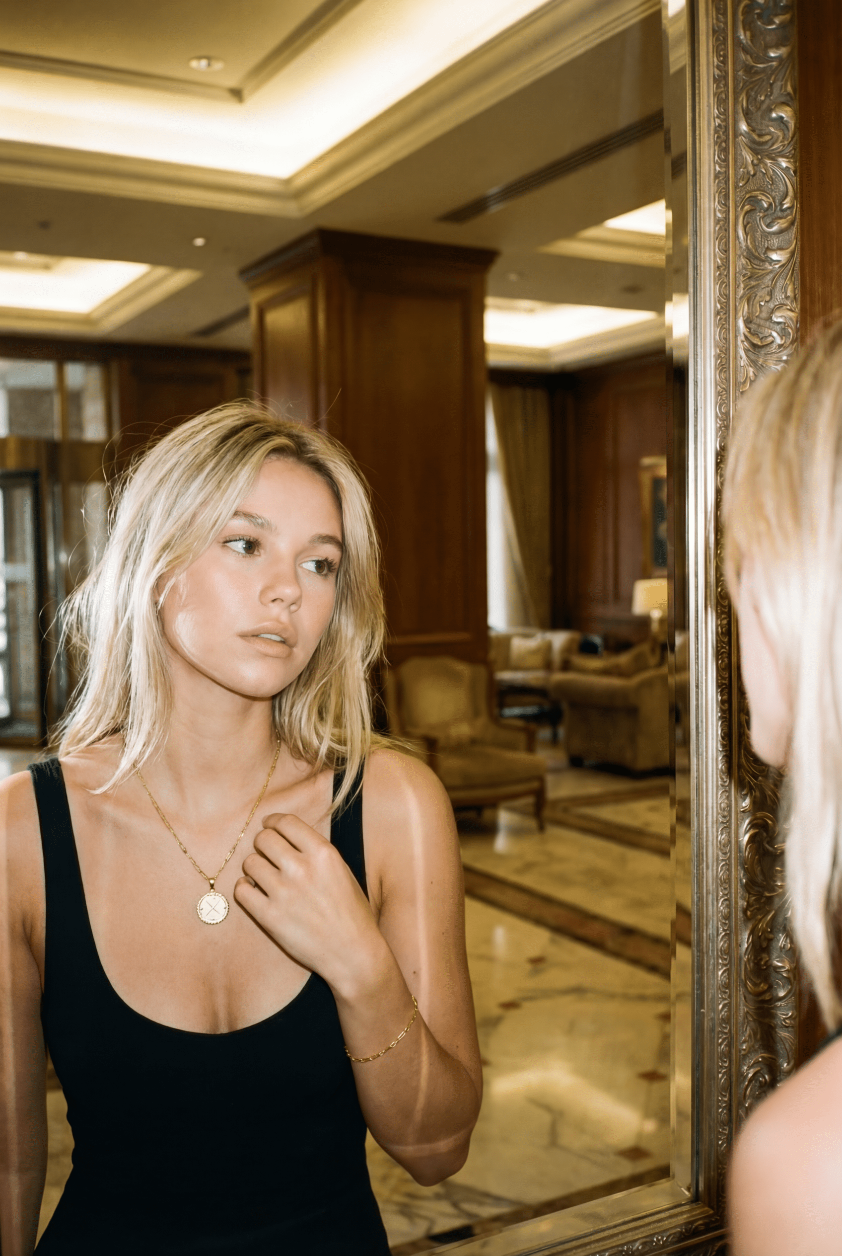 ENGRAVED COMPASS NECKLACE - Kumaya Jewelry