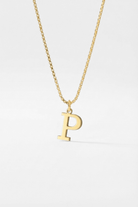 INITIAL NECKLACE GOLD - Kumaya Jewelry