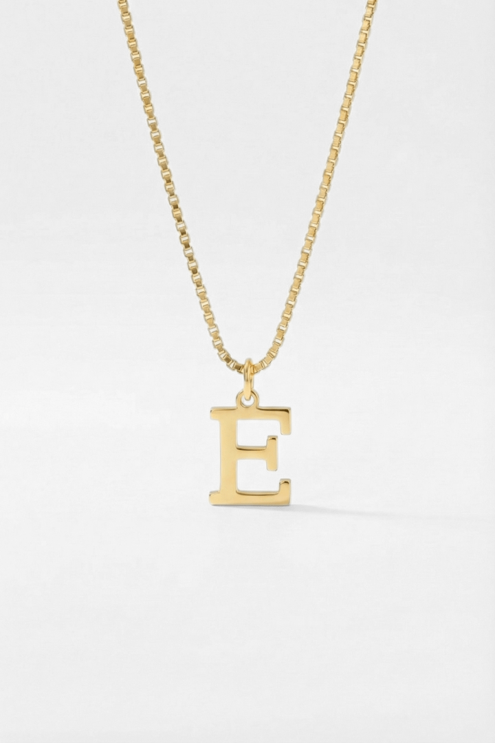 INITIAL NECKLACE GOLD - Kumaya Jewelry