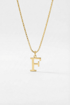 INITIAL NECKLACE GOLD - Kumaya Jewelry