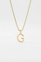 INITIAL NECKLACE GOLD - Kumaya Jewelry