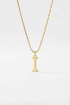 INITIAL NECKLACE GOLD - Kumaya Jewelry