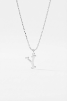 INITIAL NECKLACE SILVER - Kumaya Jewelry