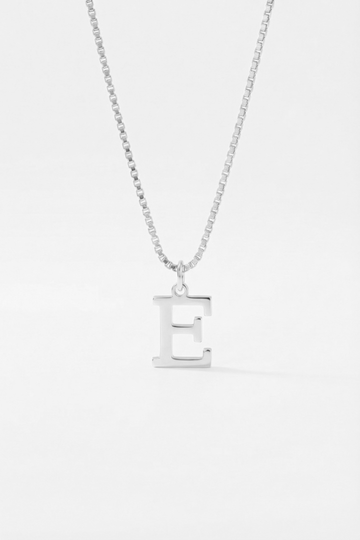 INITIAL NECKLACE SILVER - Kumaya Jewelry