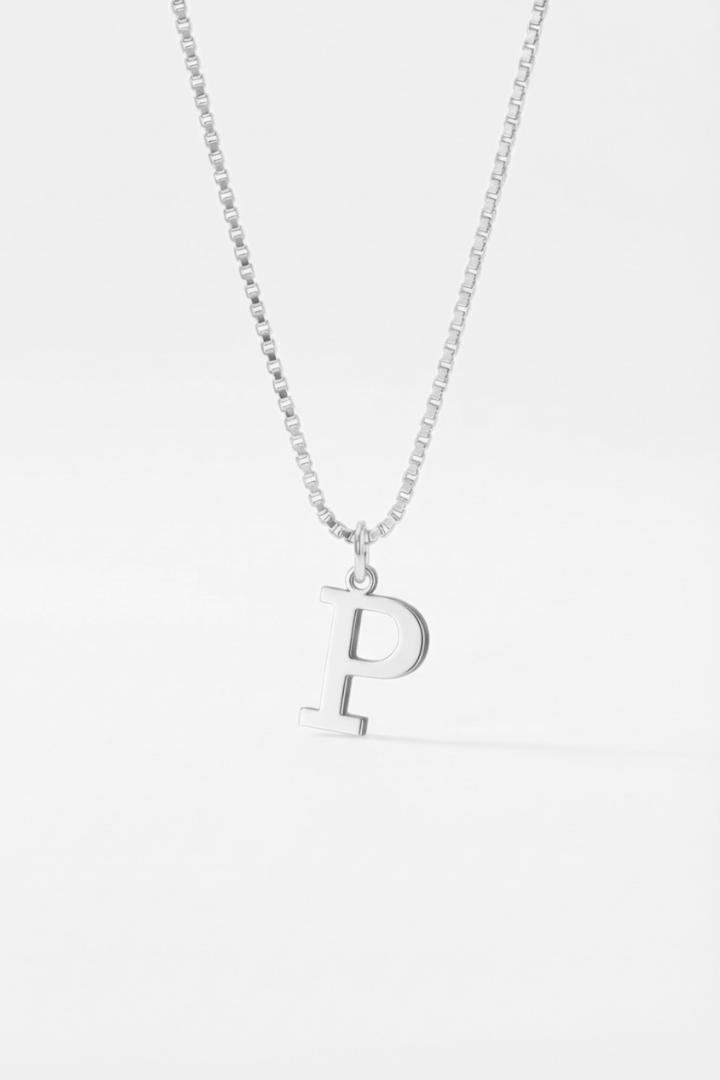 INITIAL NECKLACE SILVER - Kumaya Jewelry