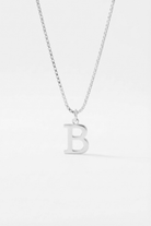 INITIAL NECKLACE SILVER - Kumaya Jewelry