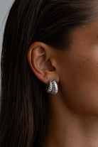 RIDGE HOOPS - Kumaya Jewelry